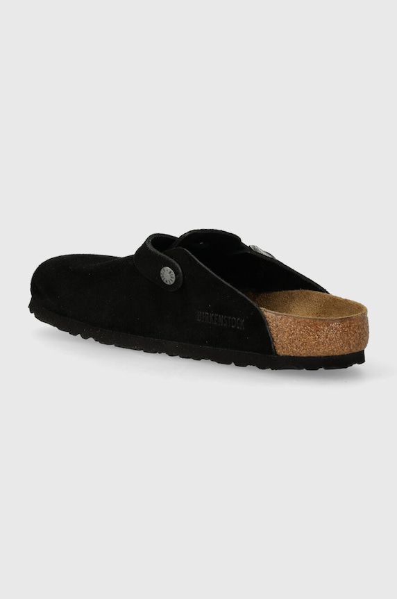 Obuv Semišové šľapky Birkenstock Boston 1027142 čierna