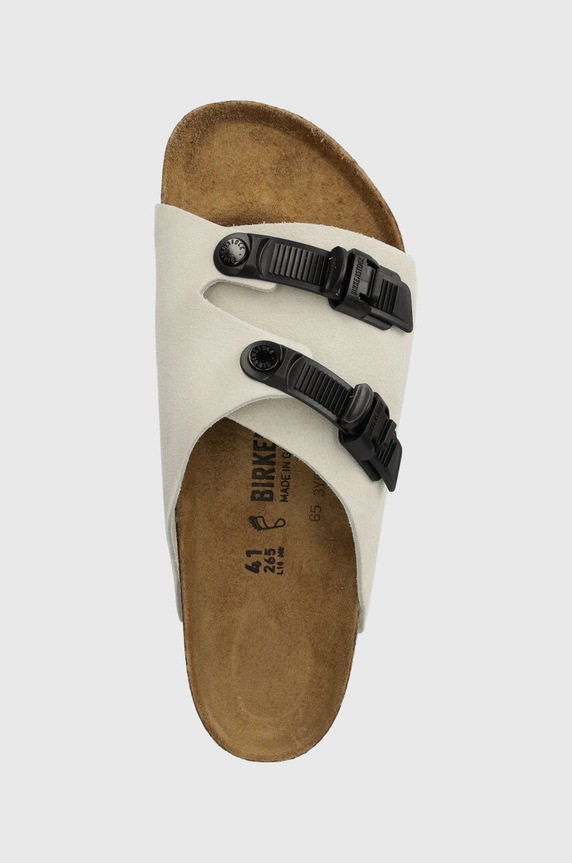 Birkenstock suede sliders Zürich beige 1026773