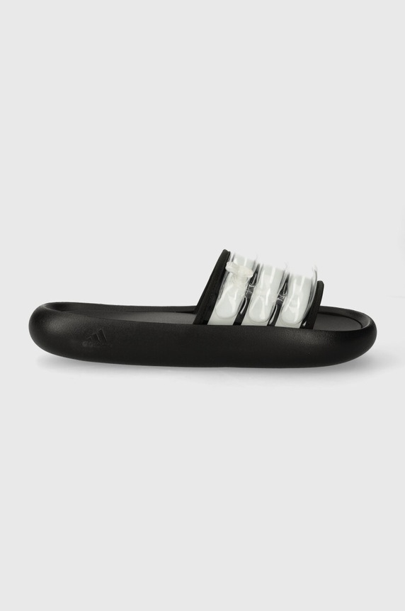 Šľapky adidas plochý čierna IG4155