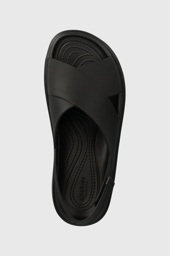 Σανδάλια Crocs Brooklyn Luxe Strap μαύρο 209407.060