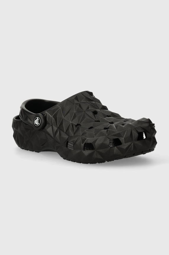 Παντόφλες Crocs Classic Geometric Clog φλατ μαύρο 209563.001