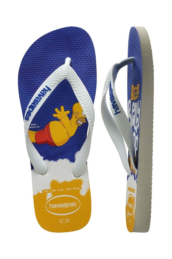 Japanke Havaianas SIMPSONS 4137889.7462 bijela