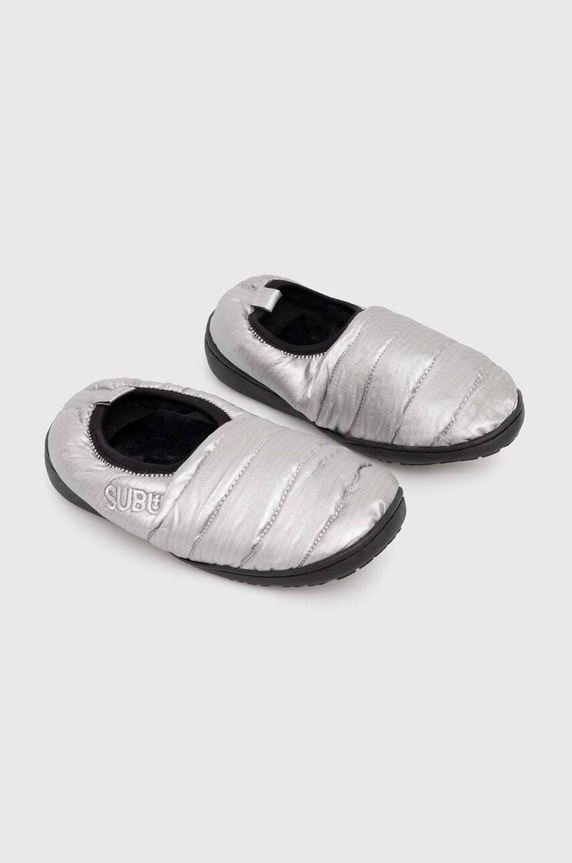 Boty Pantofle SUBU Packable F-Line SP.00 stříbrná