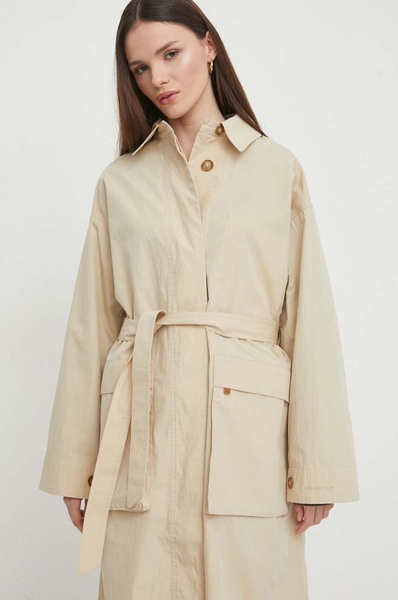 Pepe Jeans kabát bézs PL402371