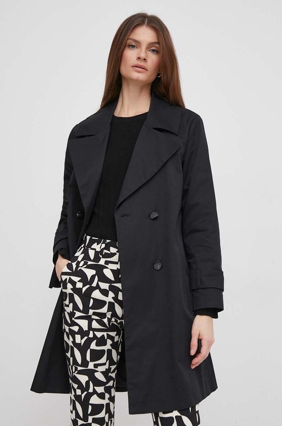 Sisley trench non isolato nero 2NNSLN025