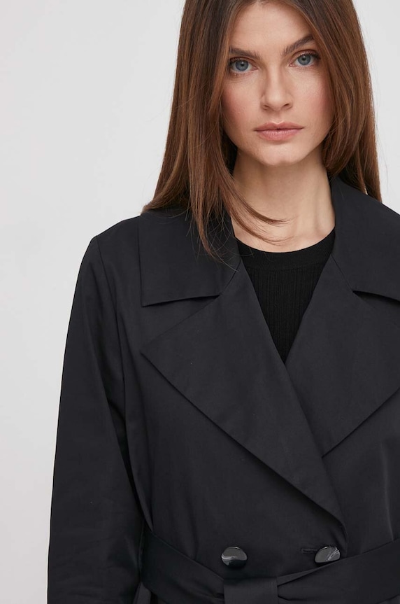 Sisley trench nero 2NNSLN025