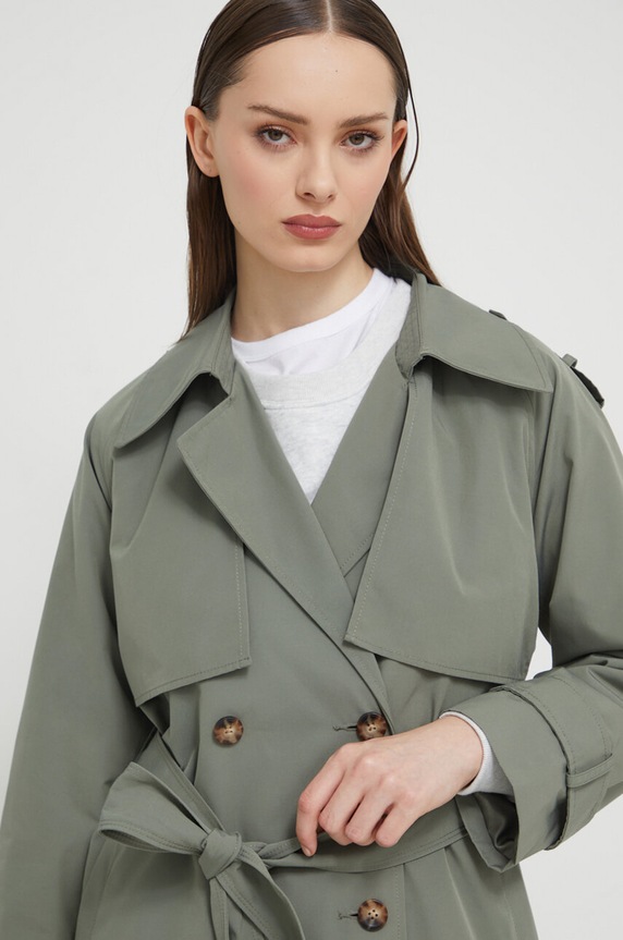 Abercrombie & Fitch trencz zielony KI144.4040.340