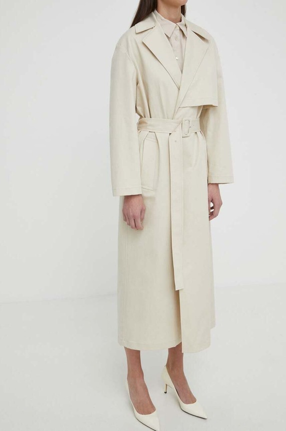 Theory płaszcz O0104404 beżowy