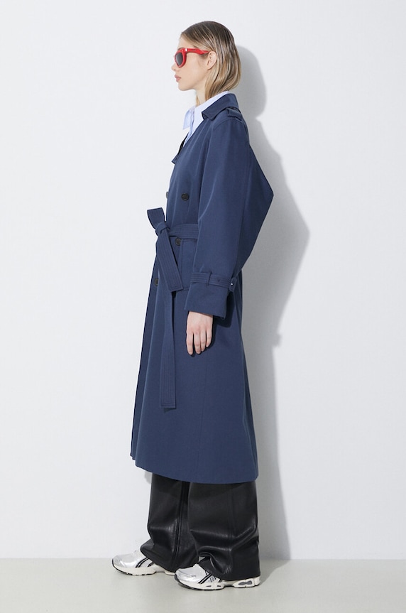 Тренч Kenzo Solid Elongated Kimono Trench остальные тёмно-синий FE52MA0729OV.77