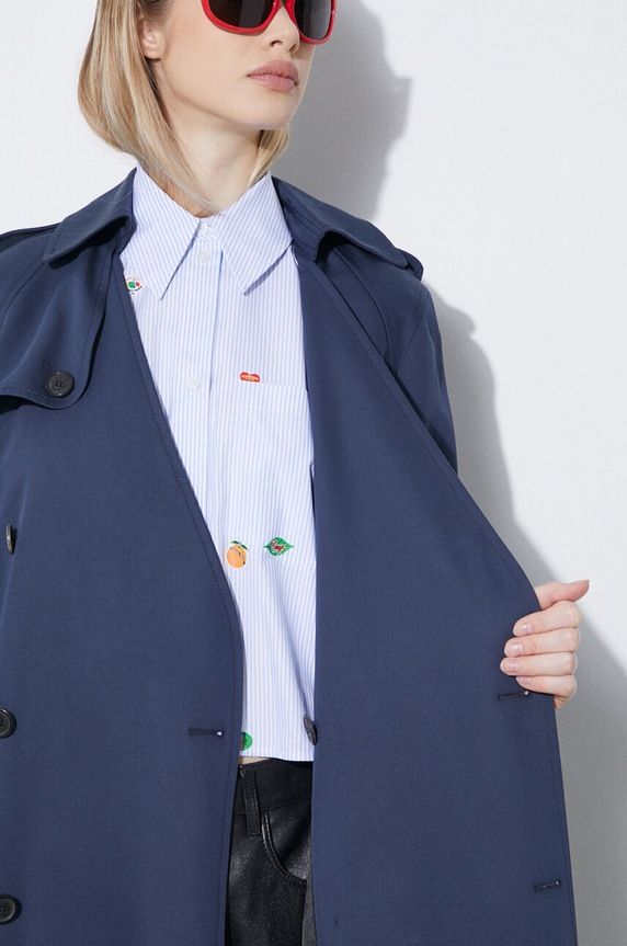 Тренч Kenzo Solid Elongated Kimono Trench FE52MA0729OV.77