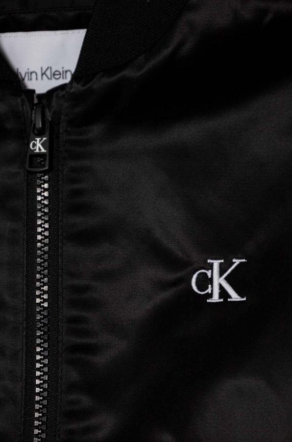 Dječaci Dječja bomber jakna Calvin Klein Jeans IB0IB01980.PPYH crna