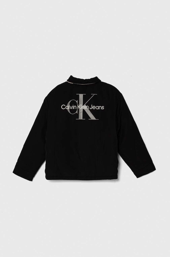Αγορίστικα Αναστρέψιμο παιδικό μπουφάν Calvin Klein Jeans IU0IU00541.PPYH μαύρο