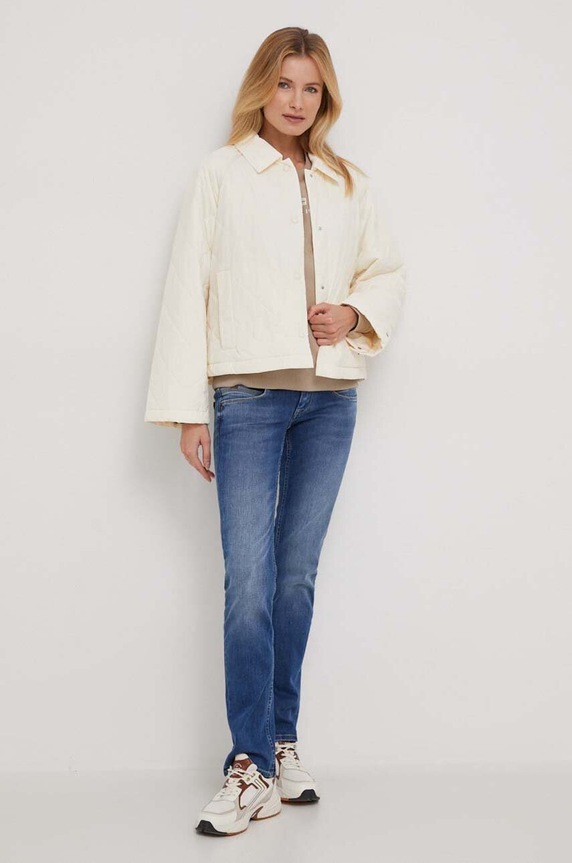 Bunda Tommy Hilfiger WW0WW40468 béžová SS24