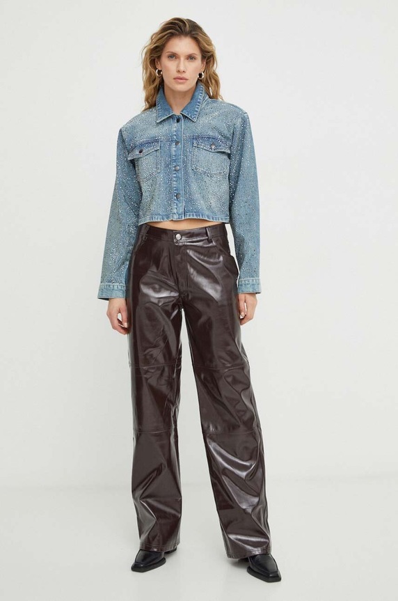 Gestuz kurtka jeansowa 10908631 niebieski AW23