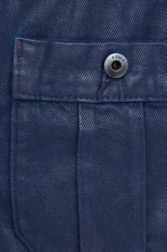 G-Star geacă din denim D24082.D436 bleumarin