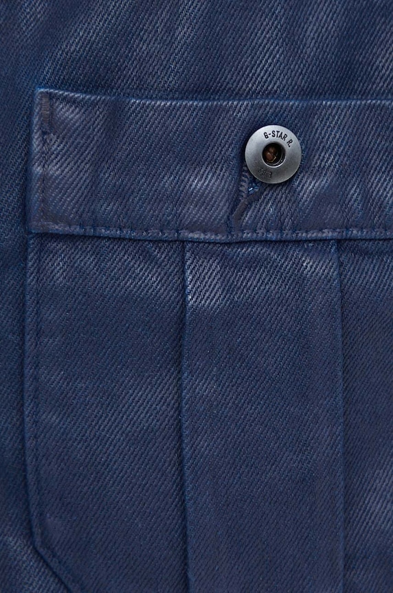 G-Star geacă din denim D24082.D436 bleumarin