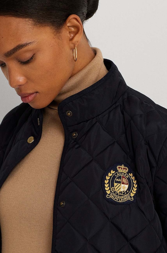 Odzież Lauren Ralph Lauren kurtka 297936835 granatowy