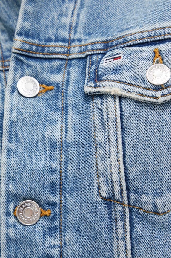 Tommy Jeans kurtka jeansowa DW0DW16994 niebieski