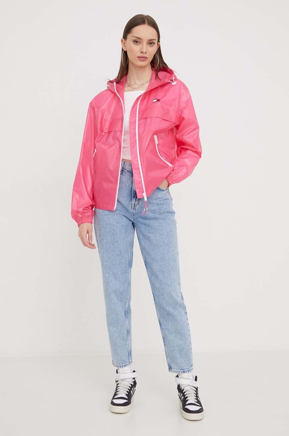 Tommy Jeans kurtka DW0DW17229 różowy SS24