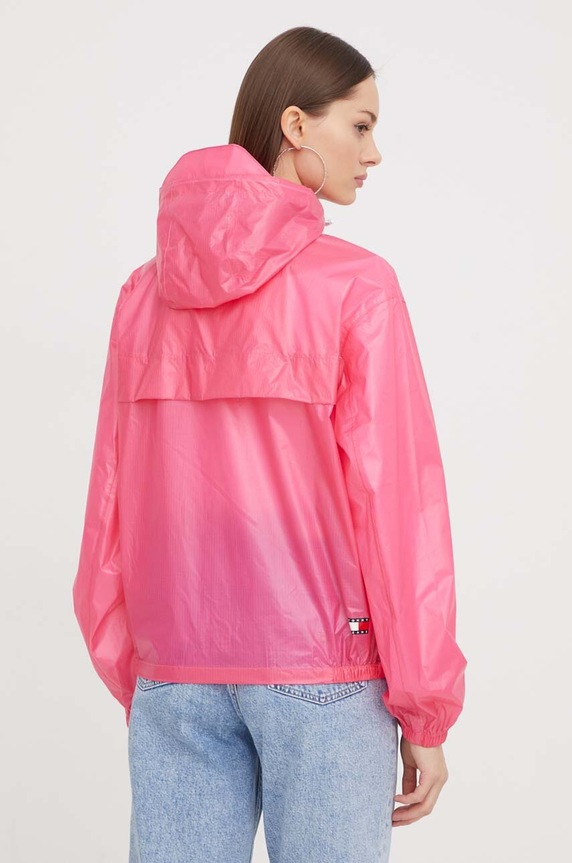 Odzież Tommy Jeans kurtka DW0DW17229 różowy