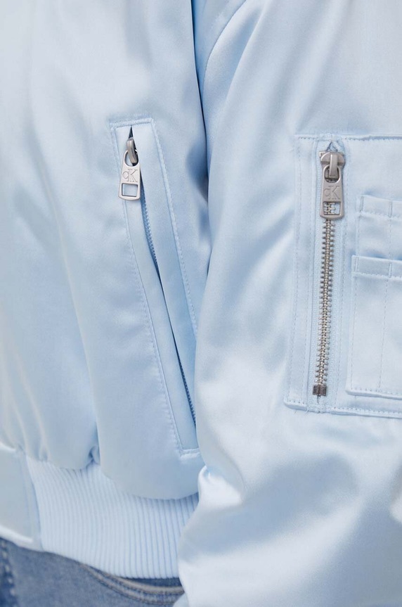 Calvin Klein Jeans kurtka bomber J20J222591 niebieski