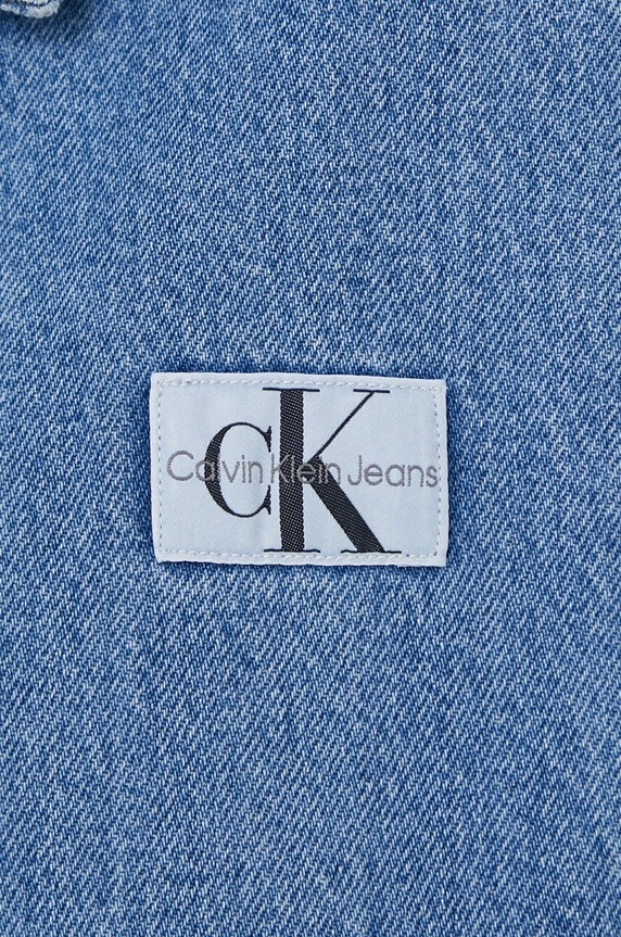 Calvin Klein Jeans kurtka jeansowa J20J223258 niebieski