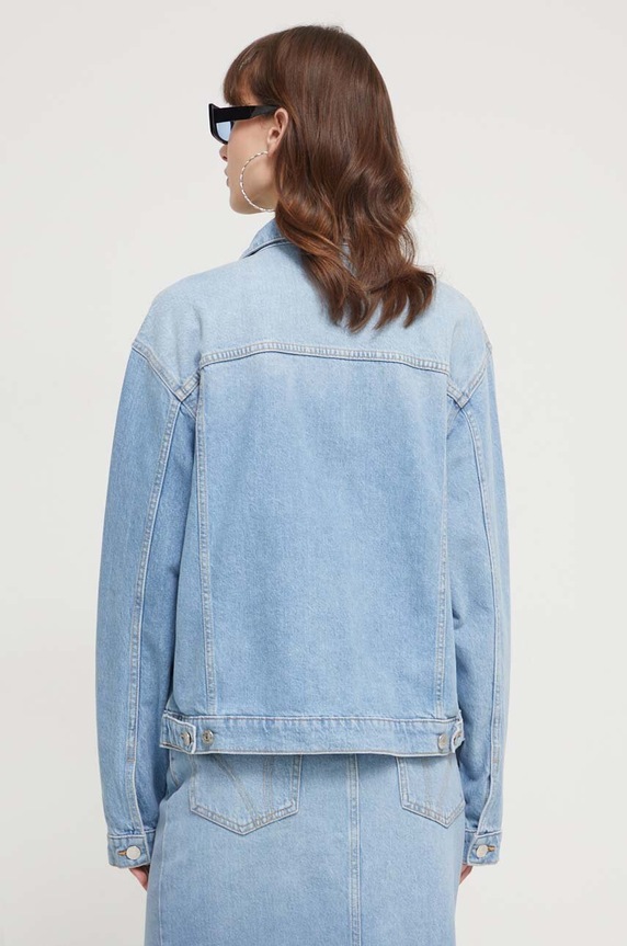 Abbigliamento Chiara Ferragni giacca di jeans 76CBS400 blu