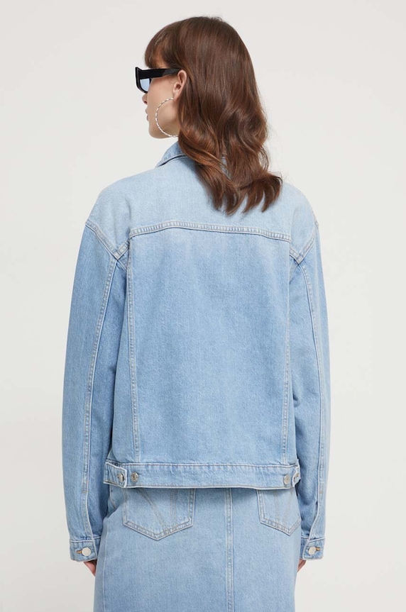 Abbigliamento Chiara Ferragni giacca di jeans 76CBS400 blu