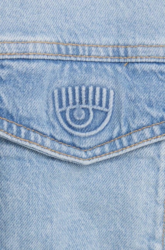 Chiara Ferragni giacca di jeans 76CBS400