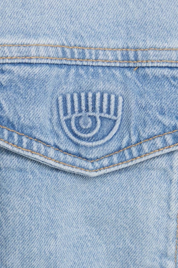Chiara Ferragni giacca di jeans 76CBS400