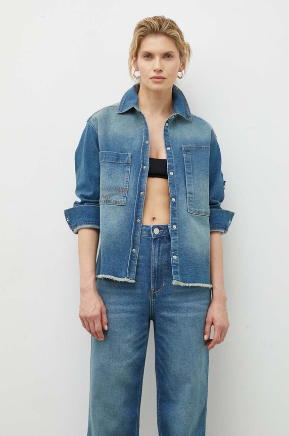 2NDDAY kurtka koszulowa 2ND Drew - Vintage Denim 2241730951 niebieski SS24