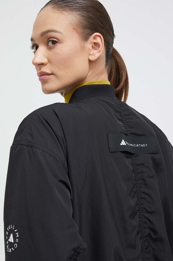 adidas by Stella McCartney kurtka bomber czarny IP1370