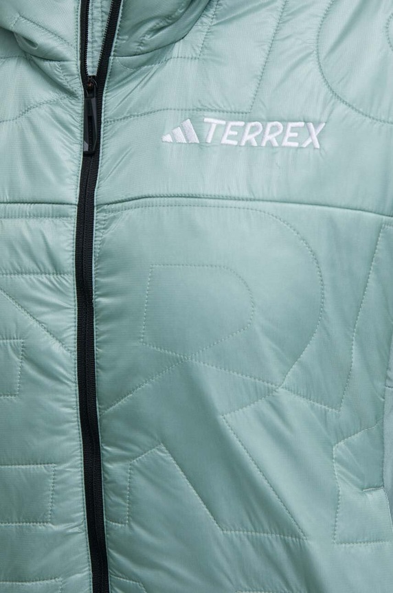Αθλητικό μπουφάν adidas TERREX Xperior Varilite Hybrid PrimaLoft IP1469 πράσινο