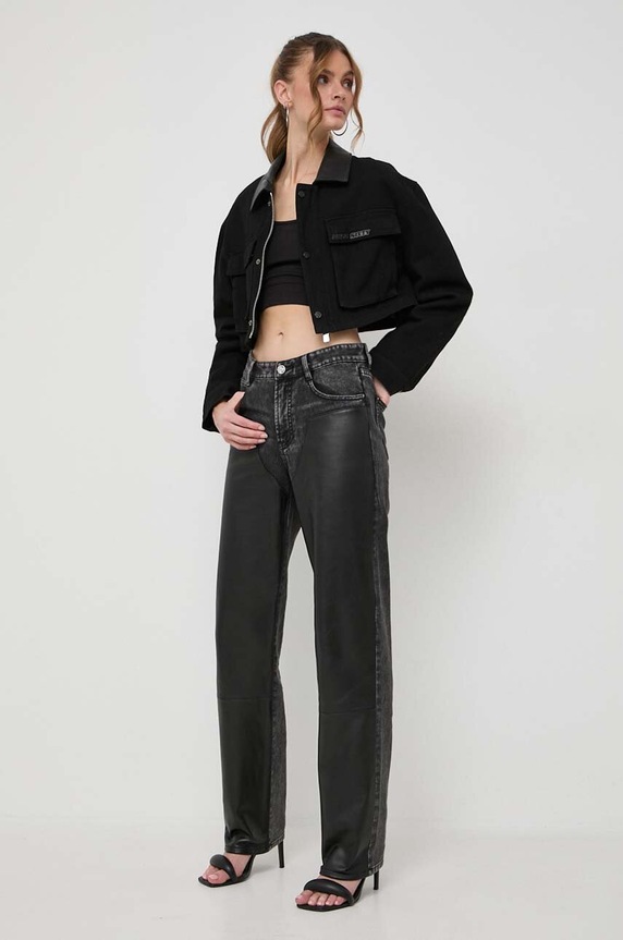 Miss Sixty kurtka jeansowa 6T4WJ1540000 czarny SS24