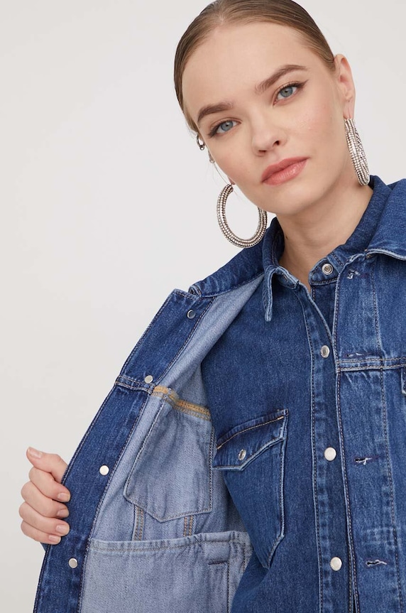 Rifľová bunda Karl Lagerfeld Jeans 240J1404