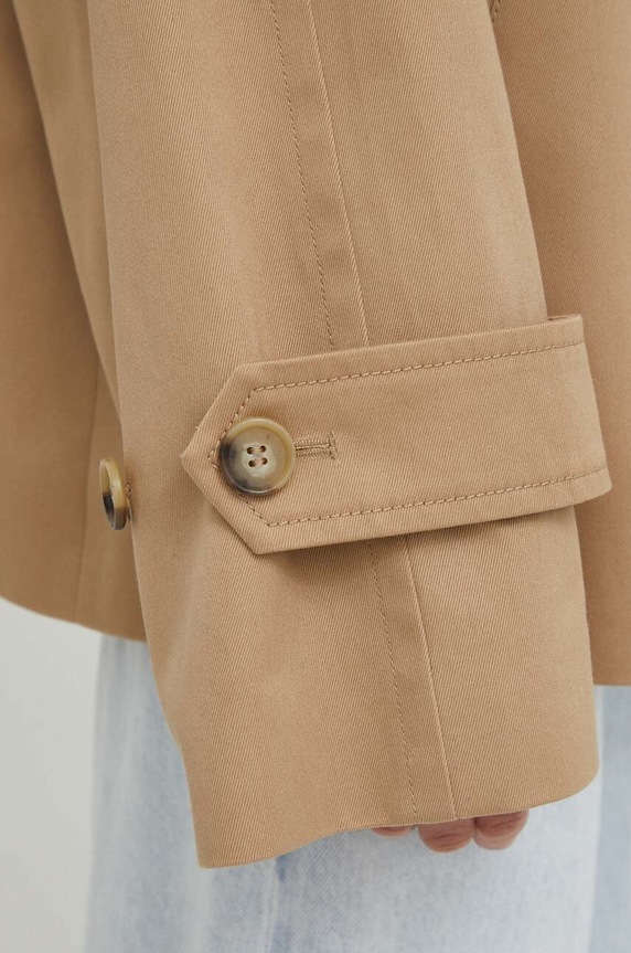 Tiger Of Sweden pamut kabát Eeve S69307005 barna