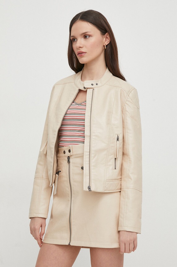Pepe Jeans kurtka STAZIE beżowy PL402322