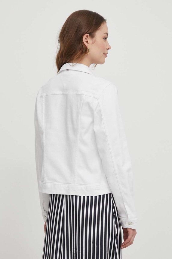 Ruházat Tommy Hilfiger farmerdzseki WW0WW41336 fehér