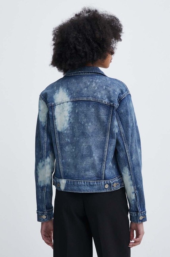 Odzież Lauren Ralph Lauren kurtka jeansowa 200940052 niebieski