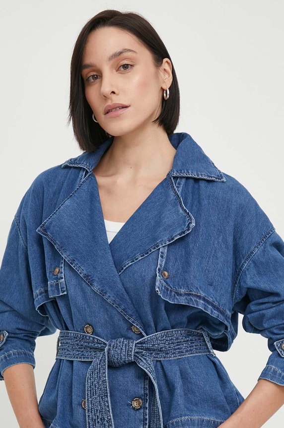 Džínová bunda Pepe Jeans DUNE námořnická modř PL402380