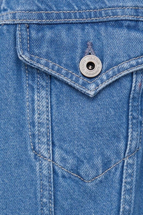 Pepe Jeans kurtka jeansowa ROSE JACKET RCLM PL402387 niebieski