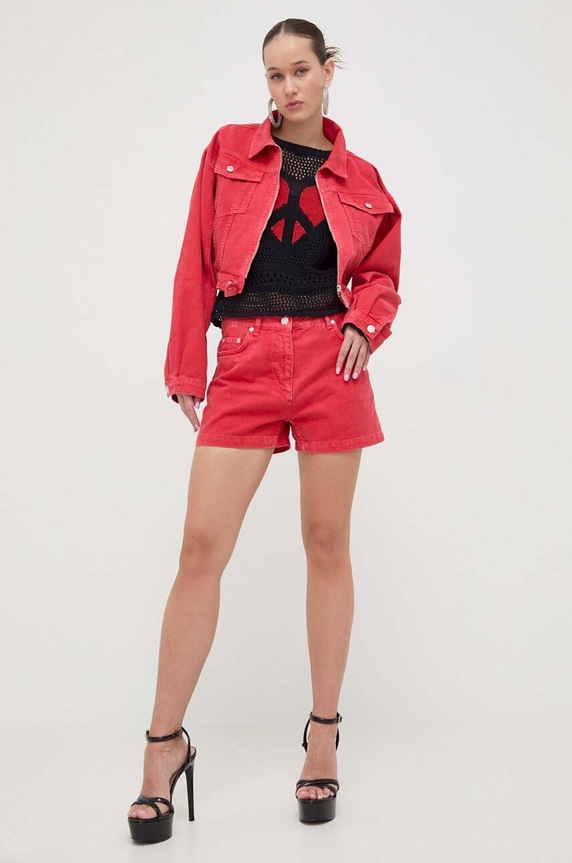 Traper jakna Moschino Jeans 0506.3246 crvena SS24