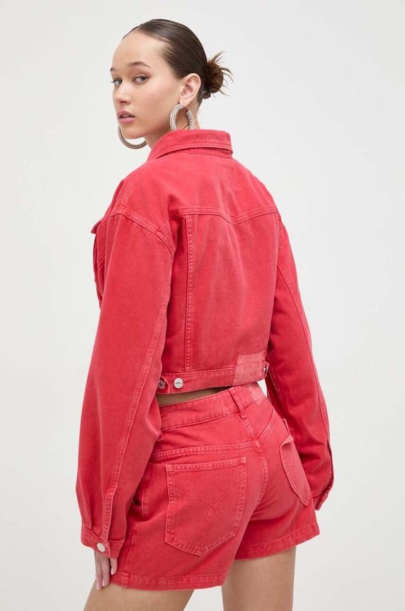 Odjeća Traper jakna Moschino Jeans 0506.3246 crvena