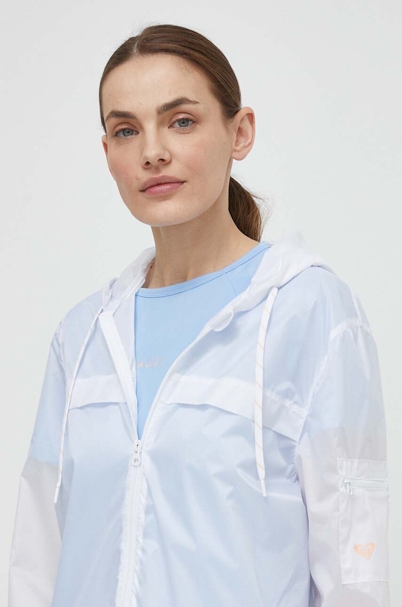 Běžecká bunda Roxy Pure Pursuit ERJJK03590 bílá