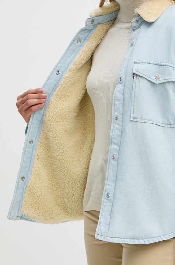 Levi's kurtka koszulowa z domieszką wełny A7183