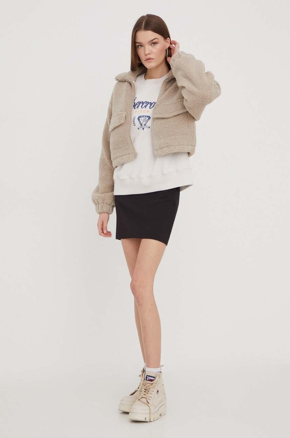 Hollister Co. bluza KI344.4014.101 beżowy SS24