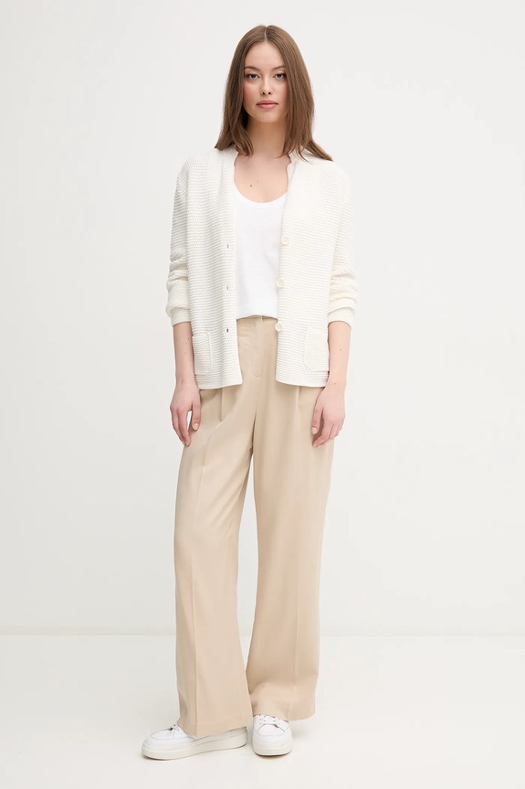 United Colors of Benetton cardigan in cotone 1494D6833 beige SS25
