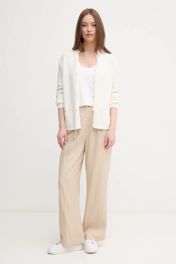 United Colors of Benetton cardigan in cotone 1494D6833 beige SS25