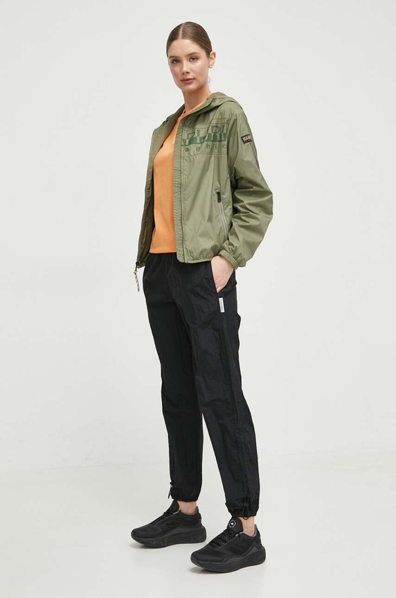 Napapijri rövid kabát A-Raymi NP0A4HRWGAE1 zöld SS24