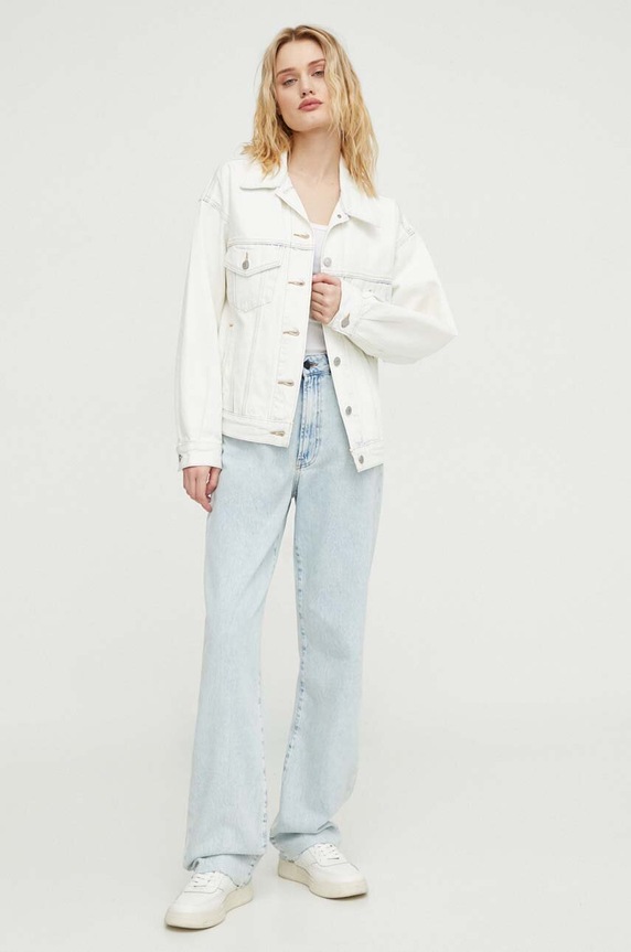 Levi's kurtka jeansowa 90S TRUCKER A1743 biały AW25